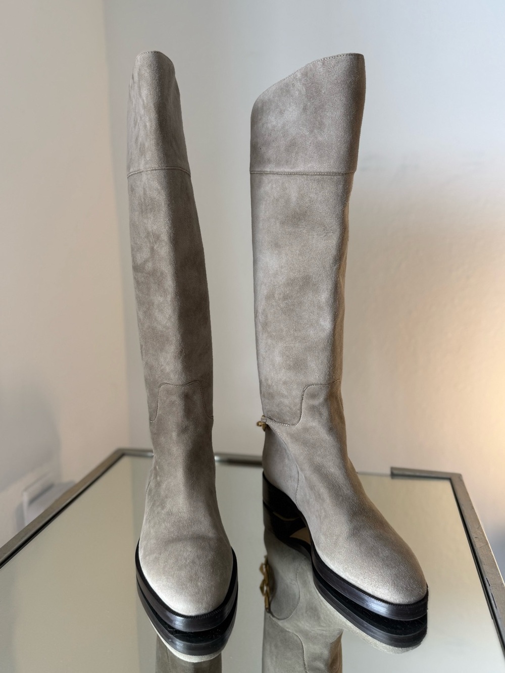 New JIMMY CHOO Nell suede knee-high boots 38 $1,695 - Picture 6 of 13